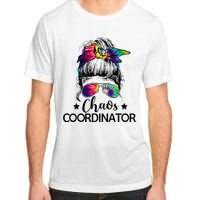 Chaos Coordinator Messy Bun Teachers Adult ChromaSoft Performance T-Shirt