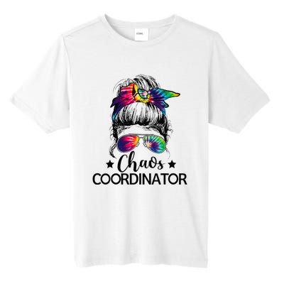 Chaos Coordinator Messy Bun Teachers Tall Fusion ChromaSoft Performance T-Shirt