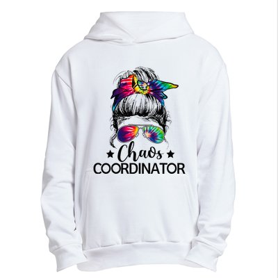 Chaos Coordinator Messy Bun Teachers Urban Pullover Hoodie