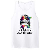 Chaos Coordinator Messy Bun Teachers PosiCharge Competitor Tank