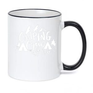 Camping Crew Mountain 11oz Black Color Changing Mug