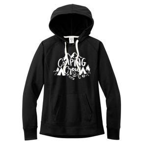 Camping Crew Mountain Women's Fleece Hoodie