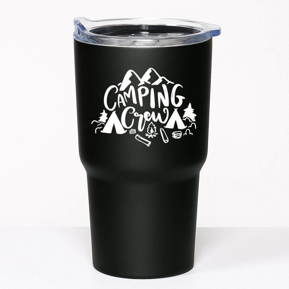 Camping Crew Mountain Tumbler