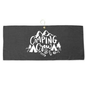 Camping Crew Mountain Large Microfiber Waffle Golf Towel