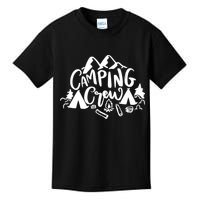 Camping Crew Mountain Kids T-Shirt