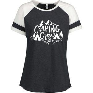 Camping Crew Mountain Enza Ladies Jersey Colorblock Tee