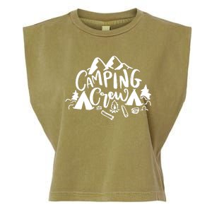 Camping Crew Mountain Garment-Dyed Women's Muscle Tee