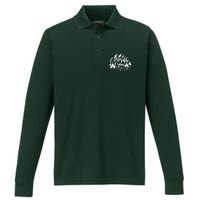 Camping Crew Mountain Performance Long Sleeve Polo