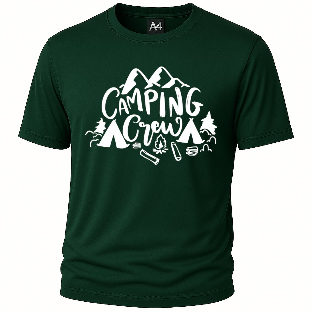 Camping Crew Mountain Cooling Performance Crew T-Shirt