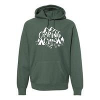 Camping Crew Mountain Premium Hoodie