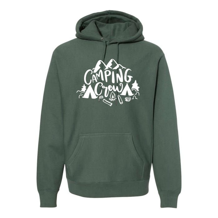 Camping Crew Mountain Premium Hoodie