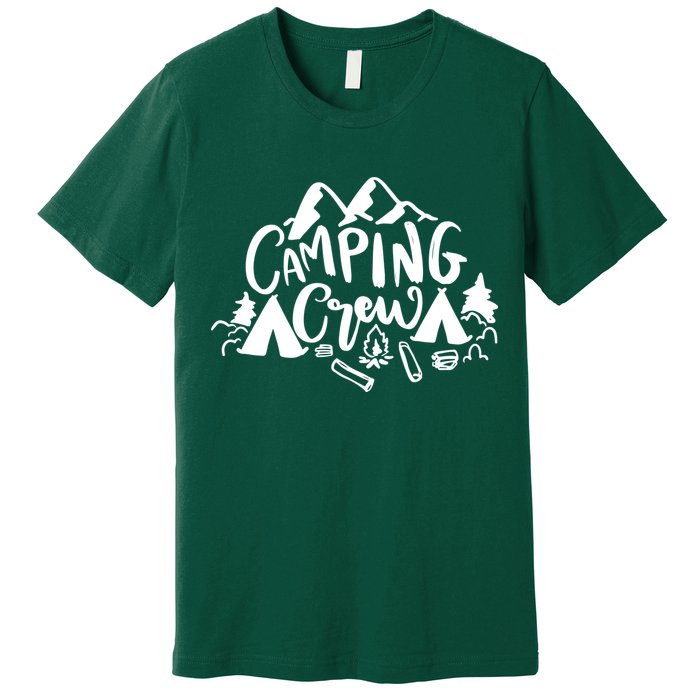 Camping Crew Mountain Premium T-Shirt
