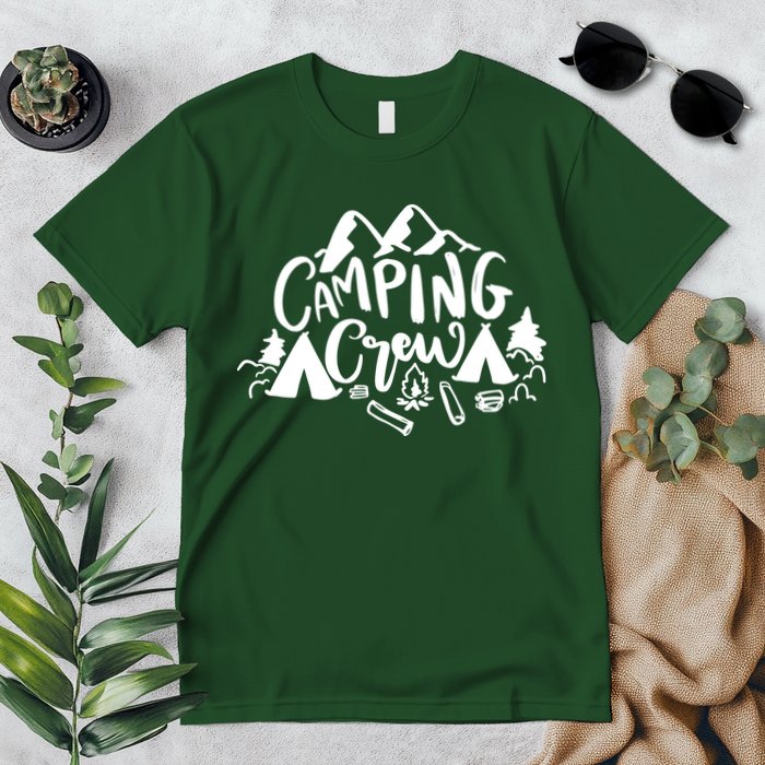 Camping Crew Mountain Premium T-Shirt
