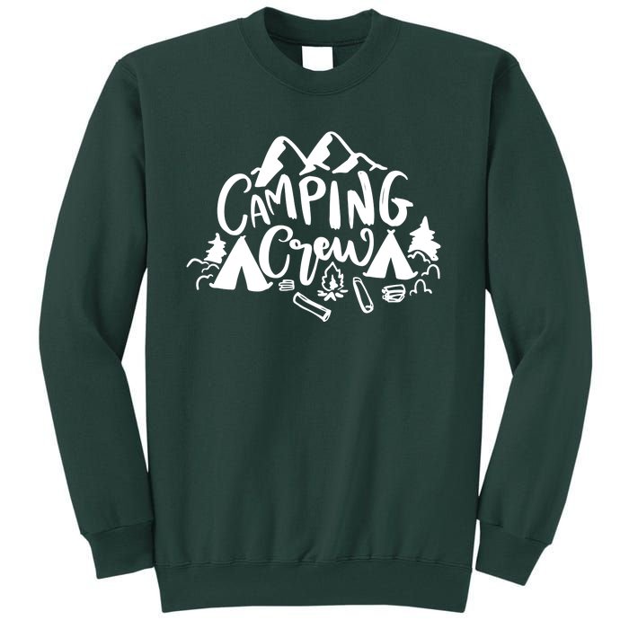 Camping Crew Mountain Tall Sweatshirt