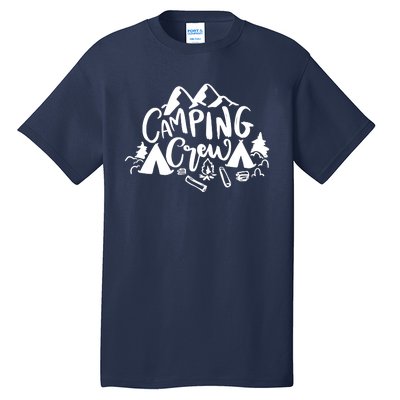 Camping Crew Mountain Tall T-Shirt