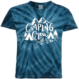 Camping Crew Mountain Kids Tie-Dye T-Shirt