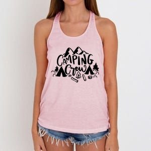 Camping Crew Mountain Women's Knotted Racerback Tank