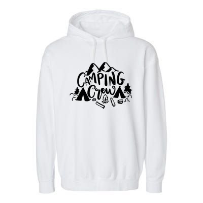 Camping Crew Mountain Garment-Dyed Fleece Hoodie