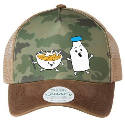Cereal Chasing Milk Cornflakes Breakfast Cereal Legacy Tie Dye Trucker Hat