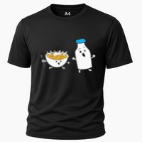 Cereal Chasing Milk Cornflakes Breakfast Cereal Performance Shirt