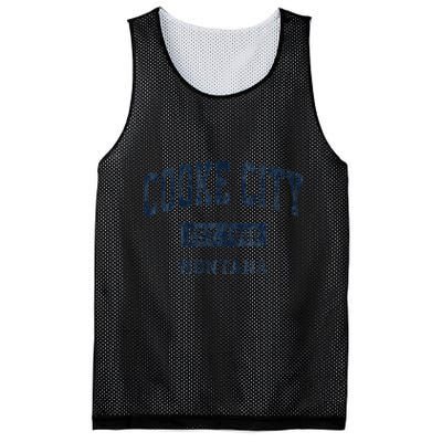 Cooke City Montana Mt Vintage Established Mesh Reversible Basketball Jersey Tank
