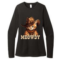 Cowboy Cat Meowdy Womens CVC Long Sleeve Shirt