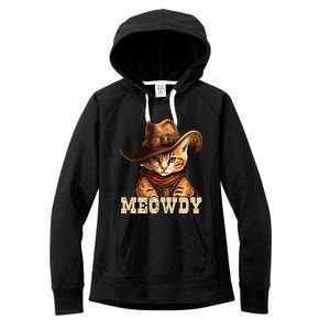 Cowboy Cat Meowdy Women's Fleece Hoodie