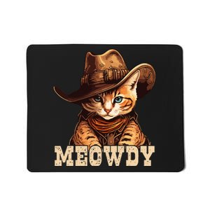 Cowboy Cat Meowdy Mousepad