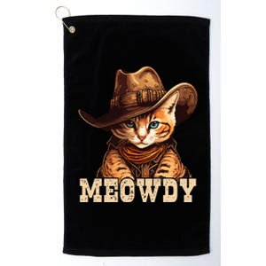 Cowboy Cat Meowdy Platinum Collection Golf Towel