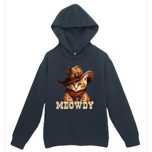 Cowboy Cat Meowdy Urban Pullover Hoodie