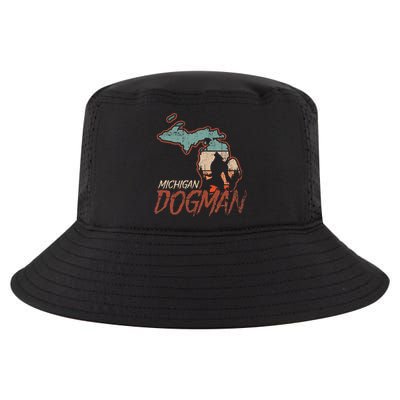 Cryptids Cryptozoology Monsters State of Michigan Dogman Cool Comfort Performance Bucket Hat