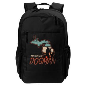 Cryptids Cryptozoology Monsters State of Michigan Dogman Daily Commute Backpack