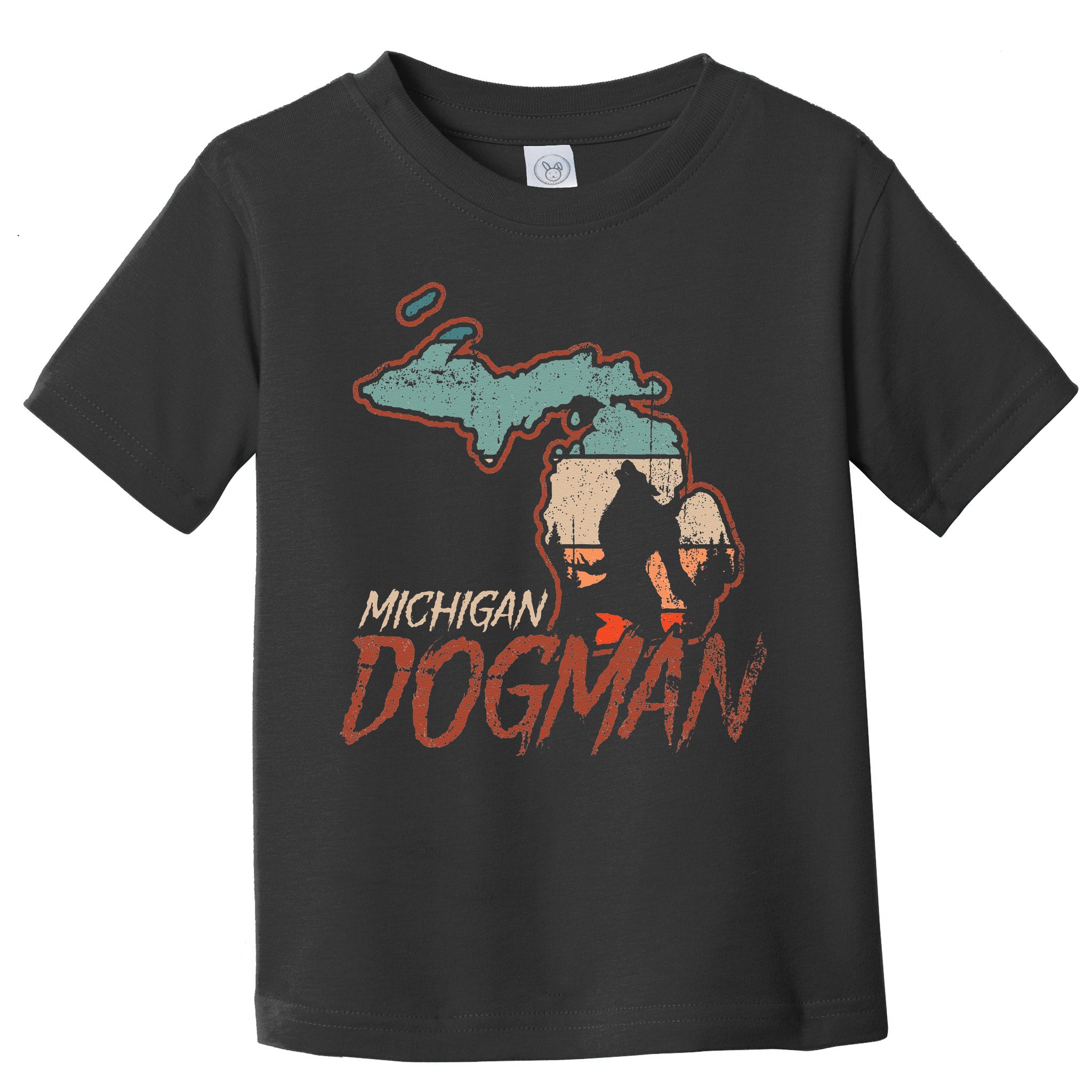 Cryptids Cryptozoology Monsters State of Michigan Dogman Toddler T-Shirt