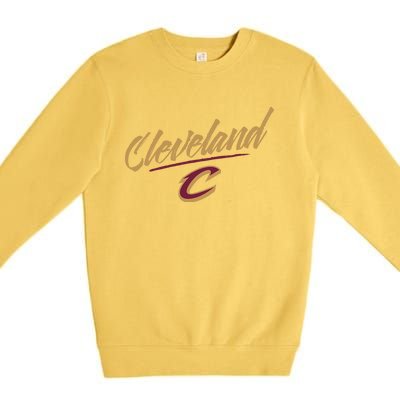 Cleveland Cavaliers Marker Script Premium Crewneck Sweatshirt