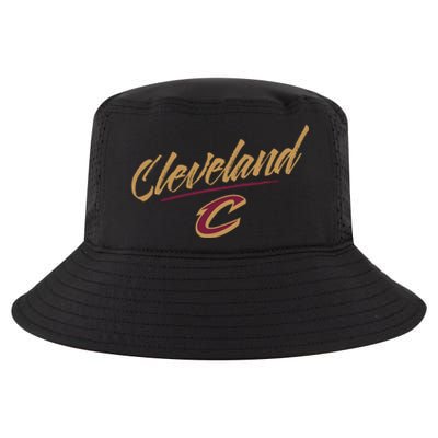 Cleveland Cavaliers Marker Script Cool Comfort Performance Bucket Hat