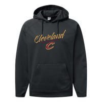 Cleveland Cavaliers Marker Script Performance Fleece Hoodie