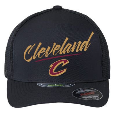 Cleveland Cavaliers Marker Script Flexfit Unipanel Trucker Cap