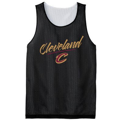 Cleveland Cavaliers Marker Script Mesh Reversible Basketball Jersey Tank