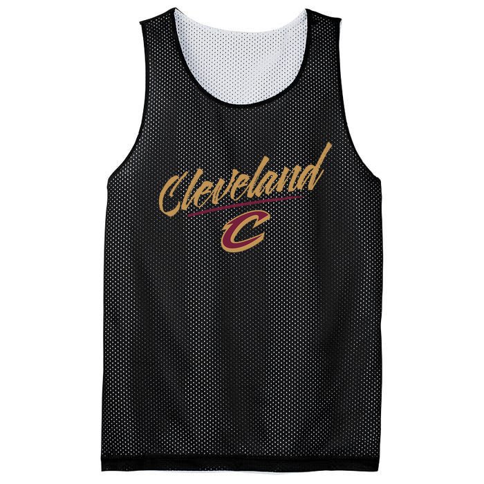 Cleveland Cavaliers Marker Script Mesh Reversible Basketball Jersey Tank