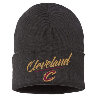 Cleveland Cavaliers Marker Script Sustainable Knit Beanie