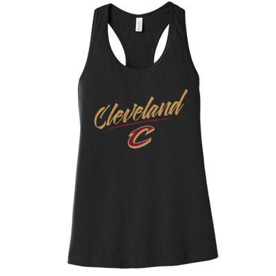 Cleveland Cavaliers Marker Script Women's Racerback Tank