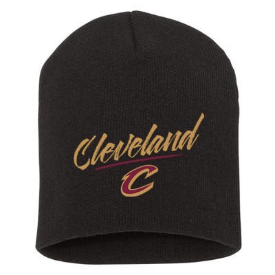 Cleveland Cavaliers Marker Script Short Acrylic Beanie