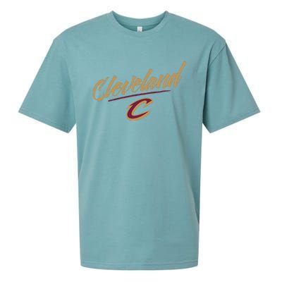 Cleveland Cavaliers Marker Script Sueded Cloud Jersey T-Shirt