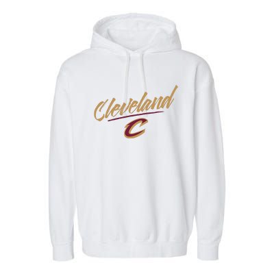 Cleveland Cavaliers Marker Script Garment-Dyed Fleece Hoodie