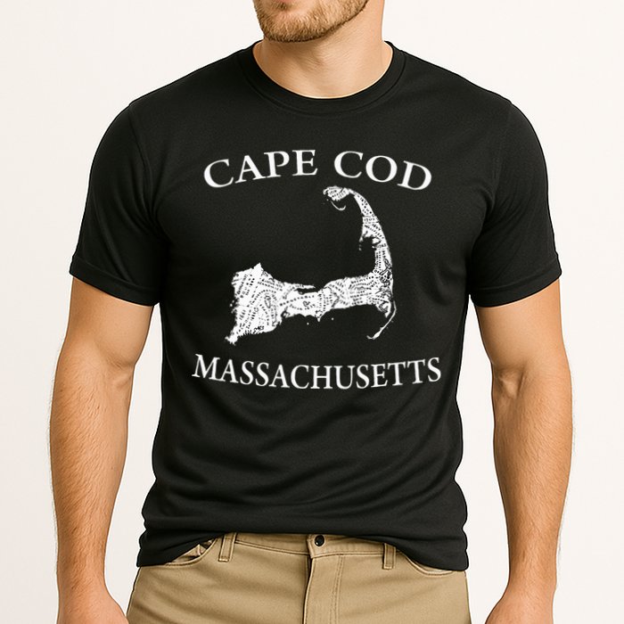 Cape Cod Map Performance Shirt