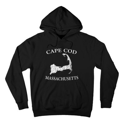 Cape Cod Map Hoodie