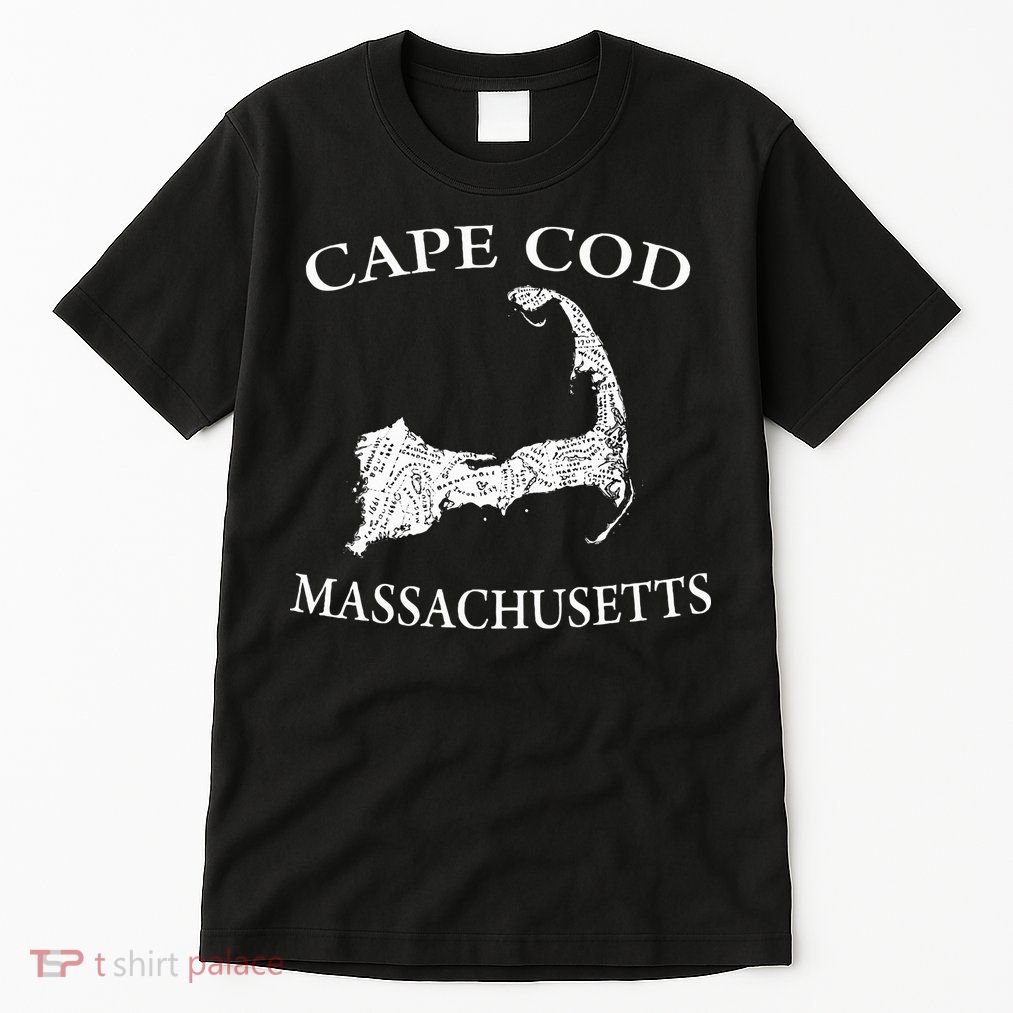 Cape Cod Map Tall T-Shirt