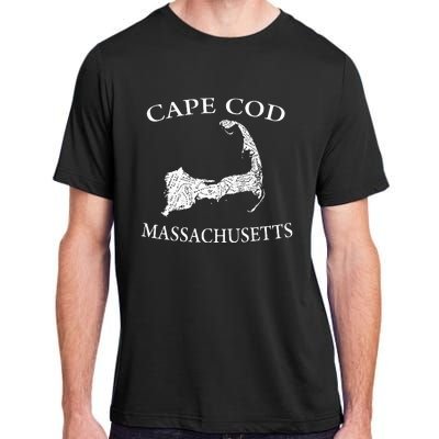 Cape Cod Map Adult ChromaSoft Performance T-Shirt