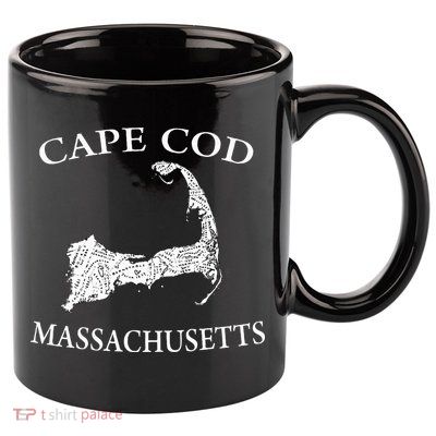 Cape Cod Map 11oz C Handle Ceramic Mug