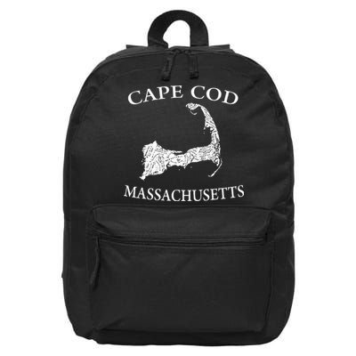 Cape Cod Map 16 in Basic Backpack